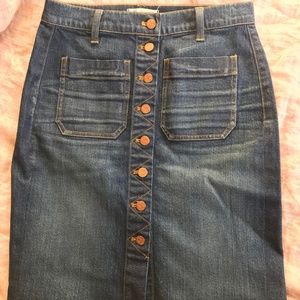 Madewell Jeans - Madewell Denim Midi Pencil Skirt Madewell Jeans - Madewell Denim Midi Pencil Skirt